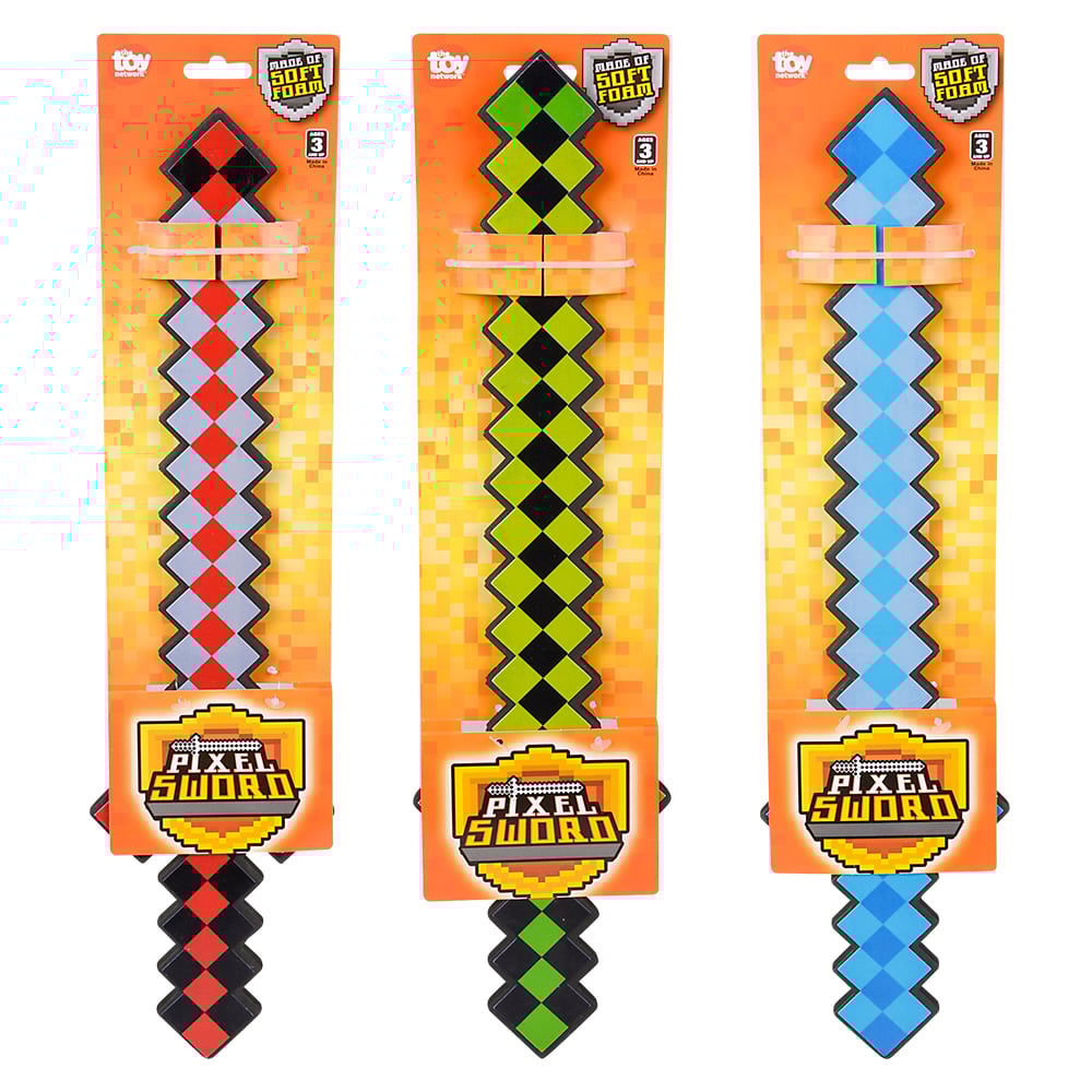 Pixel Foam Sword 18" – Case of 1