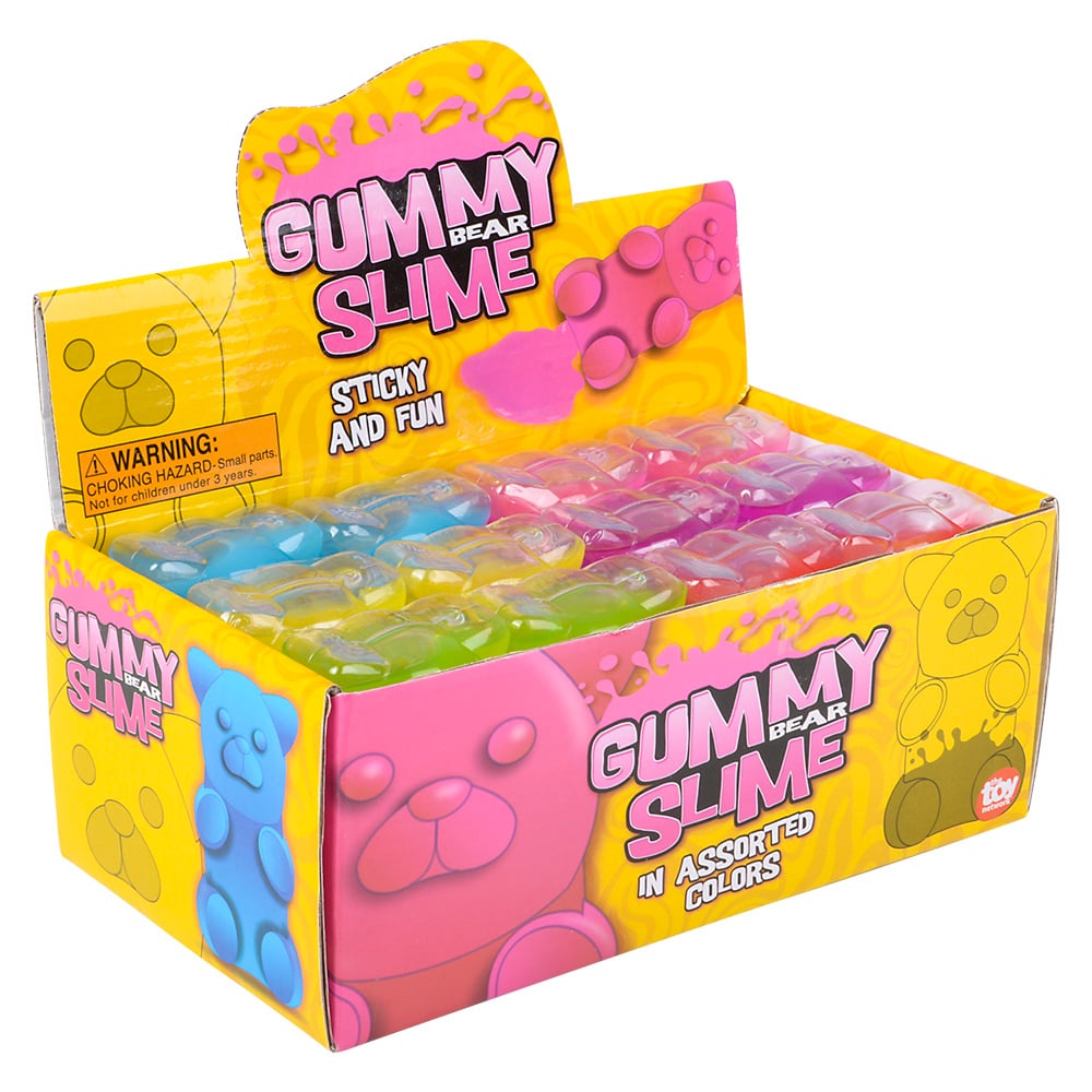 Yummy Bear Slime 3.25" – Case of 12