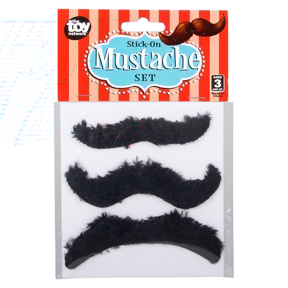 3 PC Mustache Set 3.5"