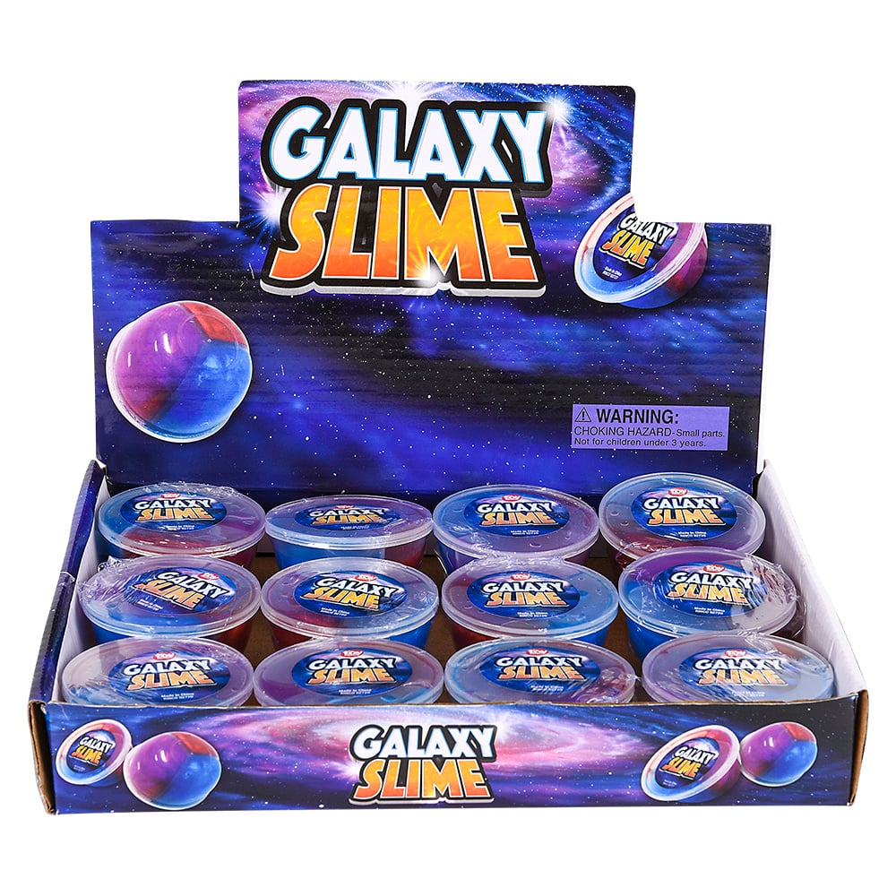 Galaxy Slime Tubs 2.25" – Case of 12