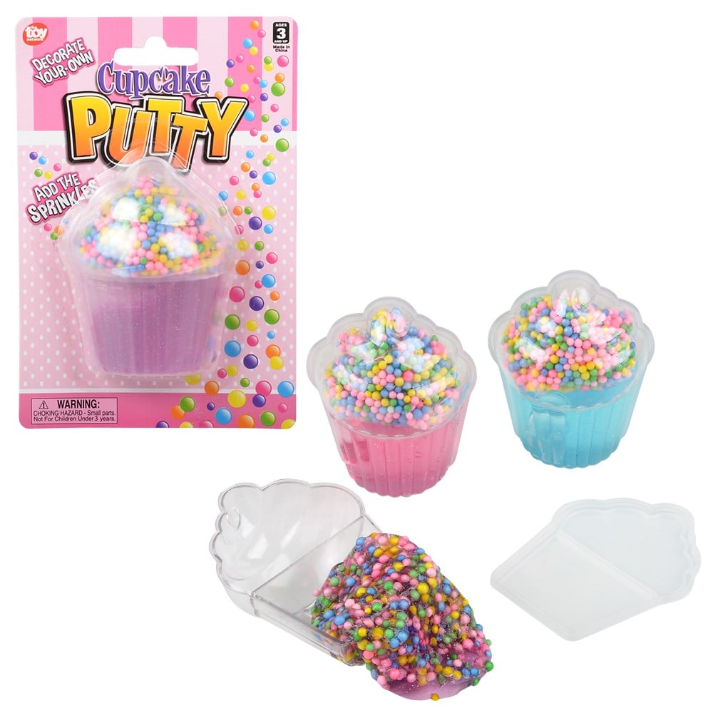Sprinkle Cupcake Putty 3.25"