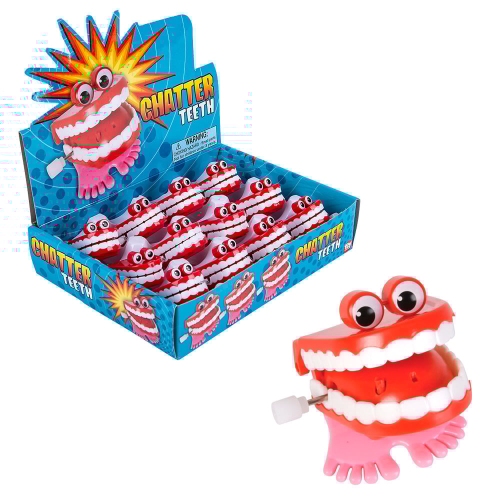 Chatter Teeth With Eyes 1.75"