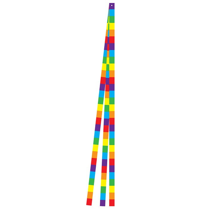 Surf City Kites Rainbow Stripe 15 foot Tails