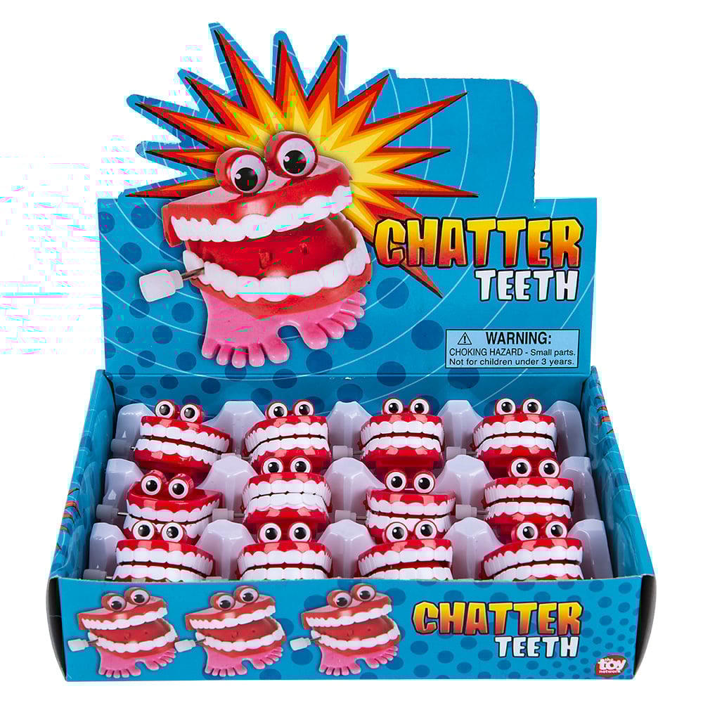 Chatter Teeth With Eyes 1.75"