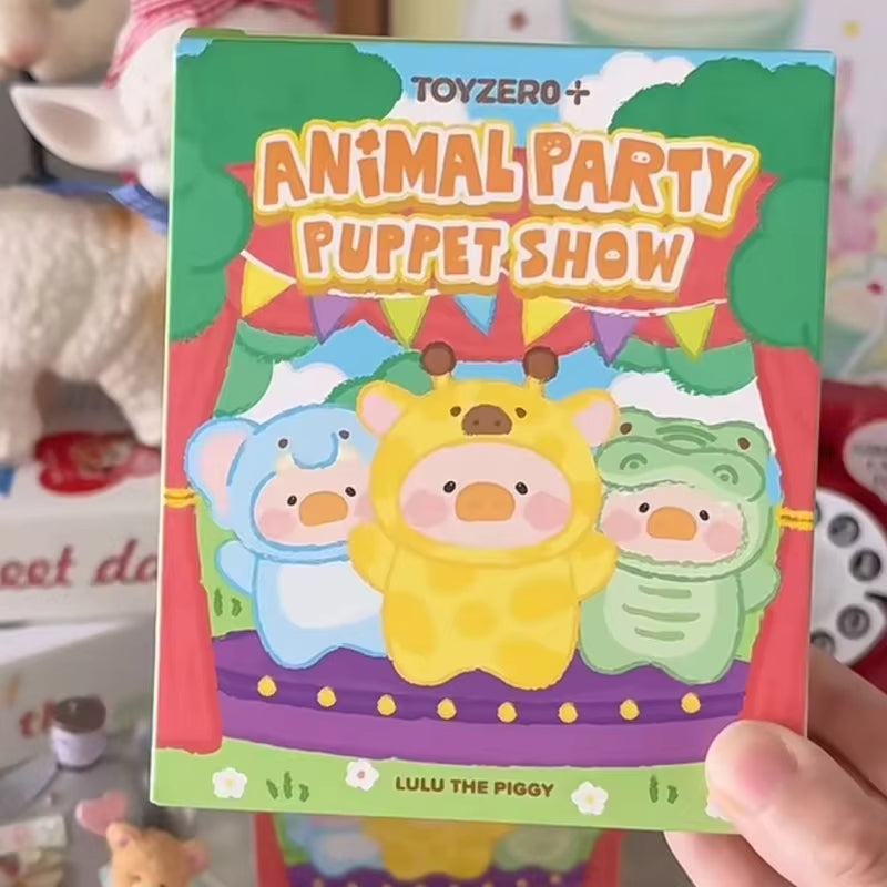 Lulu The Piggy Animal Party Forest Theater Finger Puppet Blind Box