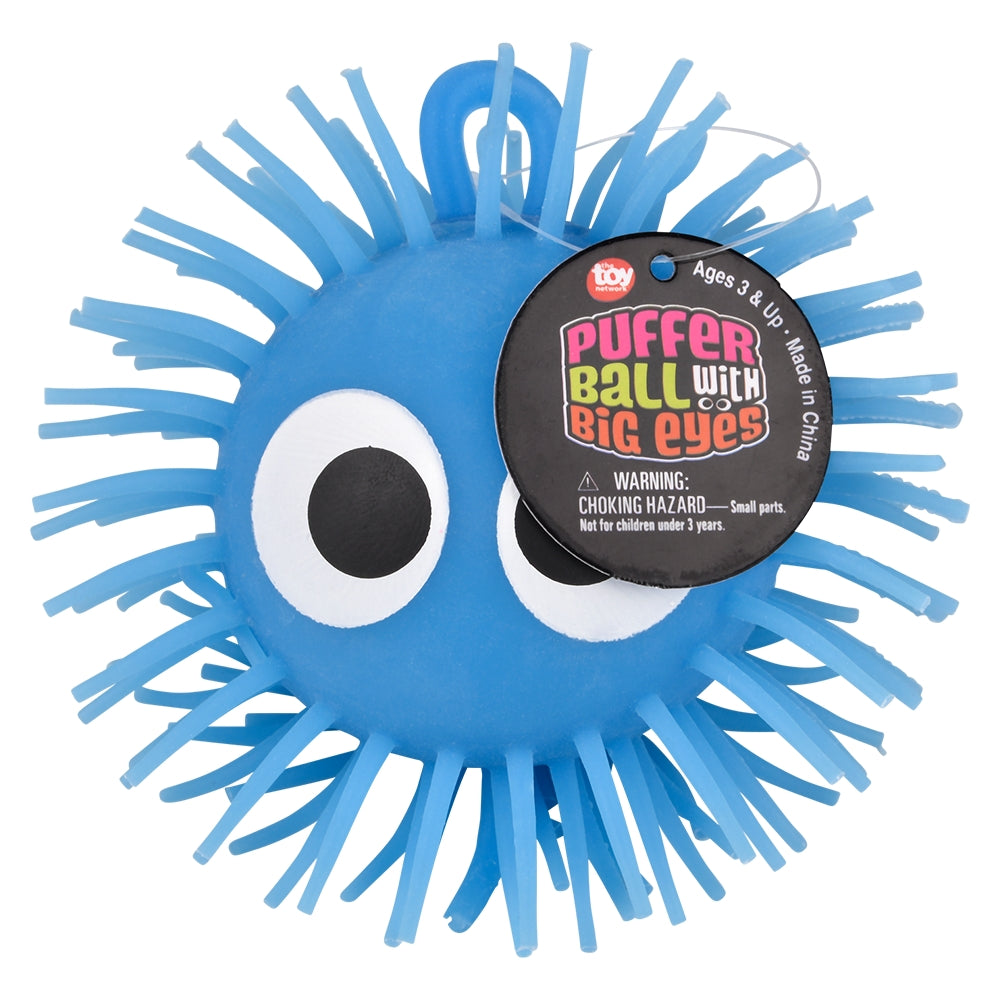 Light-Up Puffer Ball With Eyes 12ct 4"