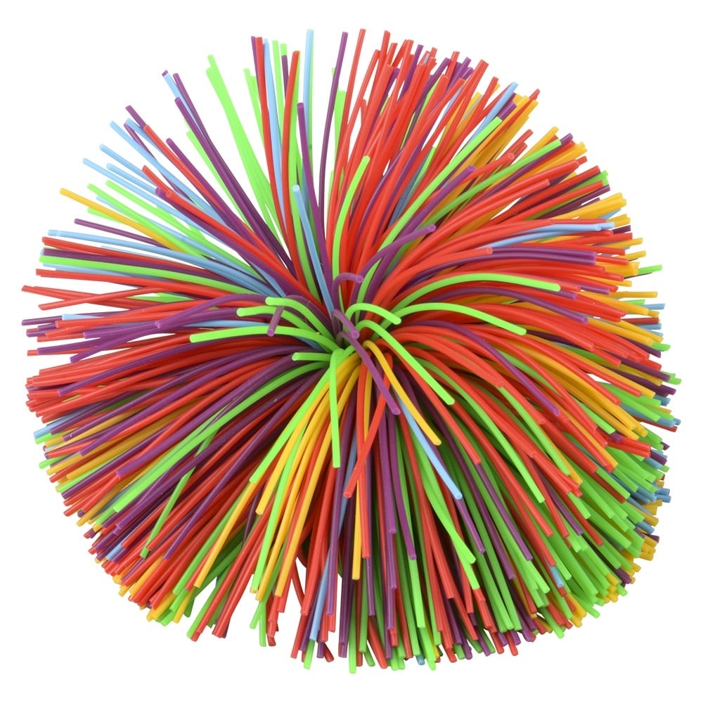 Rainbow Stringy Ball 3.5"