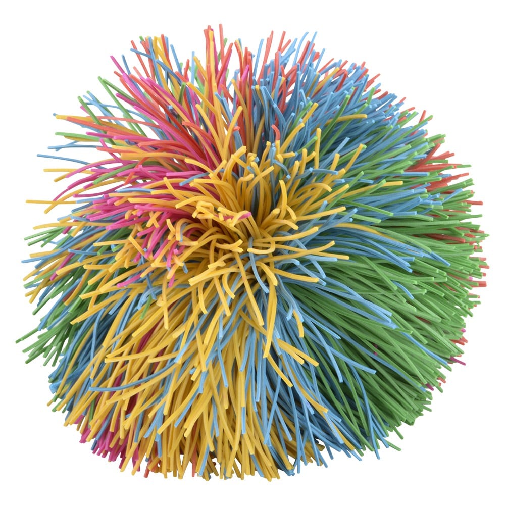 Rainbow Stringy Ball 3.5"