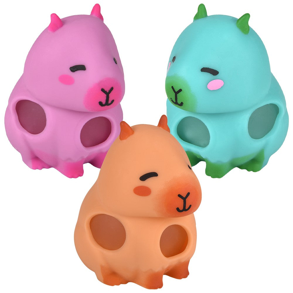 Squeezy Bead Capybara Ball 3.5"