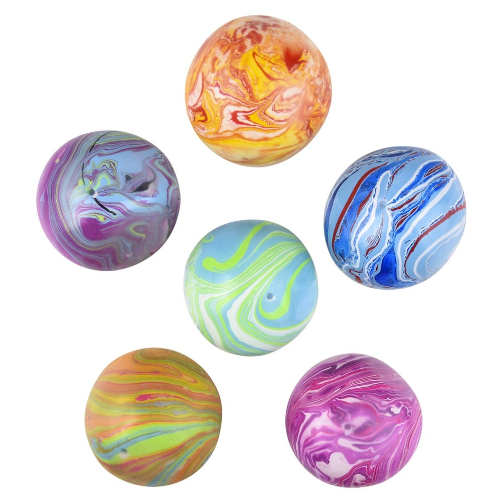 Squish And Stretch Marbleized Yummy Ball 2.33"