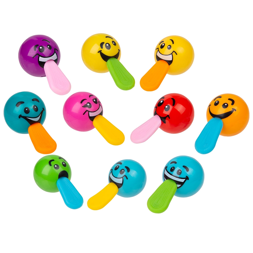 Stretch Tongue Silly Face Ball (50pc/Un) 1.25"