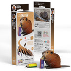 Beaver 3D Cardboard Model Kit Eugy