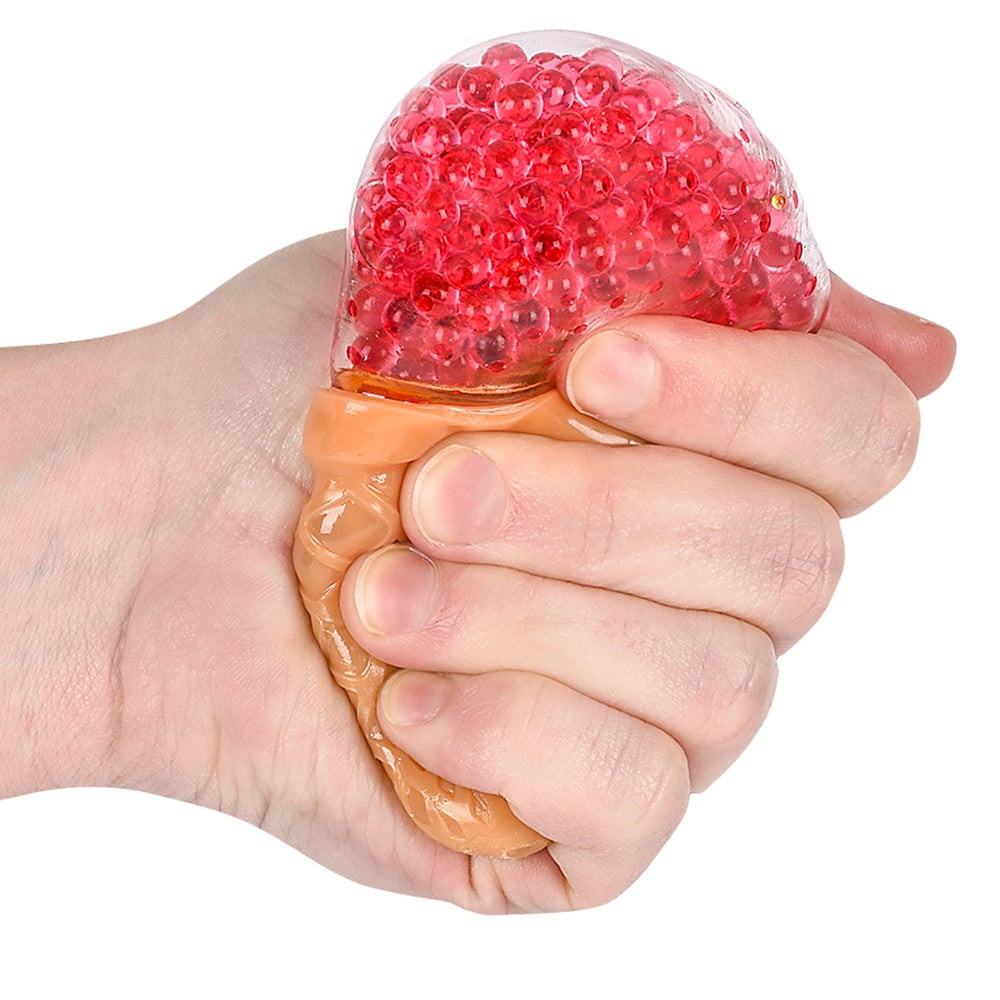 Squeezy Bead Ice Cream Cone 3.5" – Case of 12