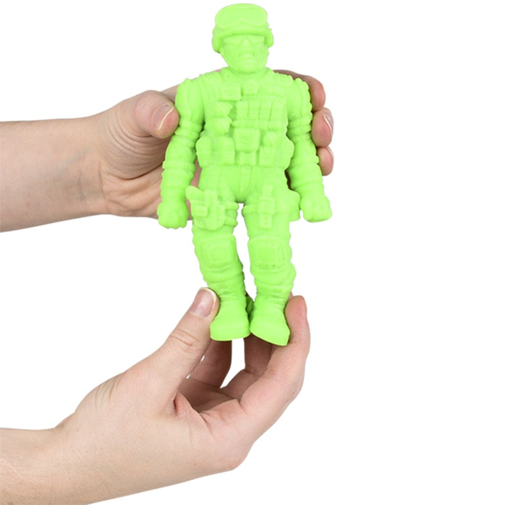 Stretchy Sand Toy Soldier 6"