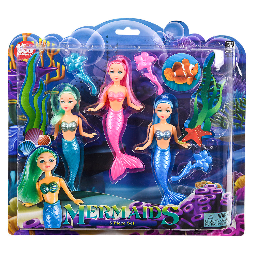 Mermaid Set 3 Pcs 6"