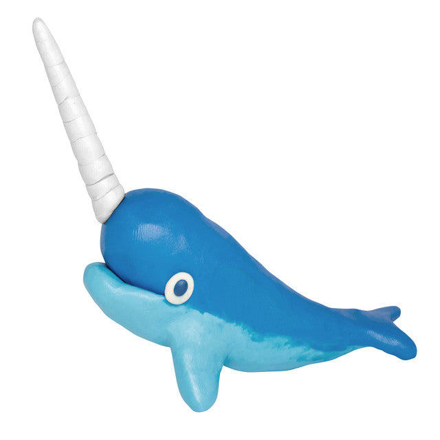 Eco-Dough Narwhal – 1/2 lb - Eco-Kids by Elseware Unplug