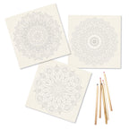 Mandala Coloring Sheets - Deluxe 110lb Paper, Artist Quality