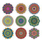 Mandala Coloring Sheets - Deluxe 110lb Paper, Artist Quality
