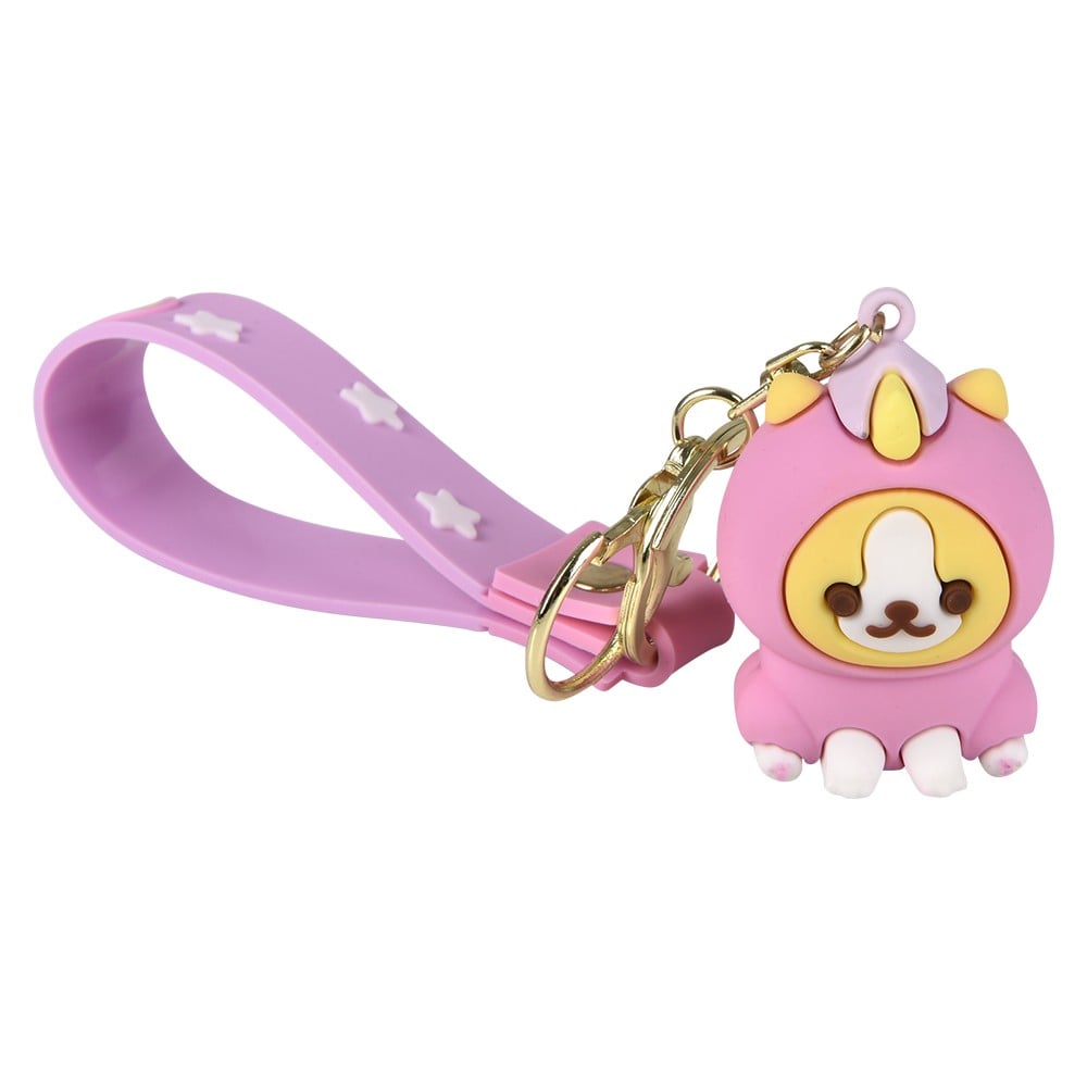 Kawaii Animal Wristlet Clip On 2"