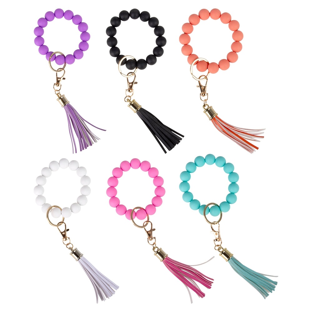 Silicone Bead Clip On Bracelet
