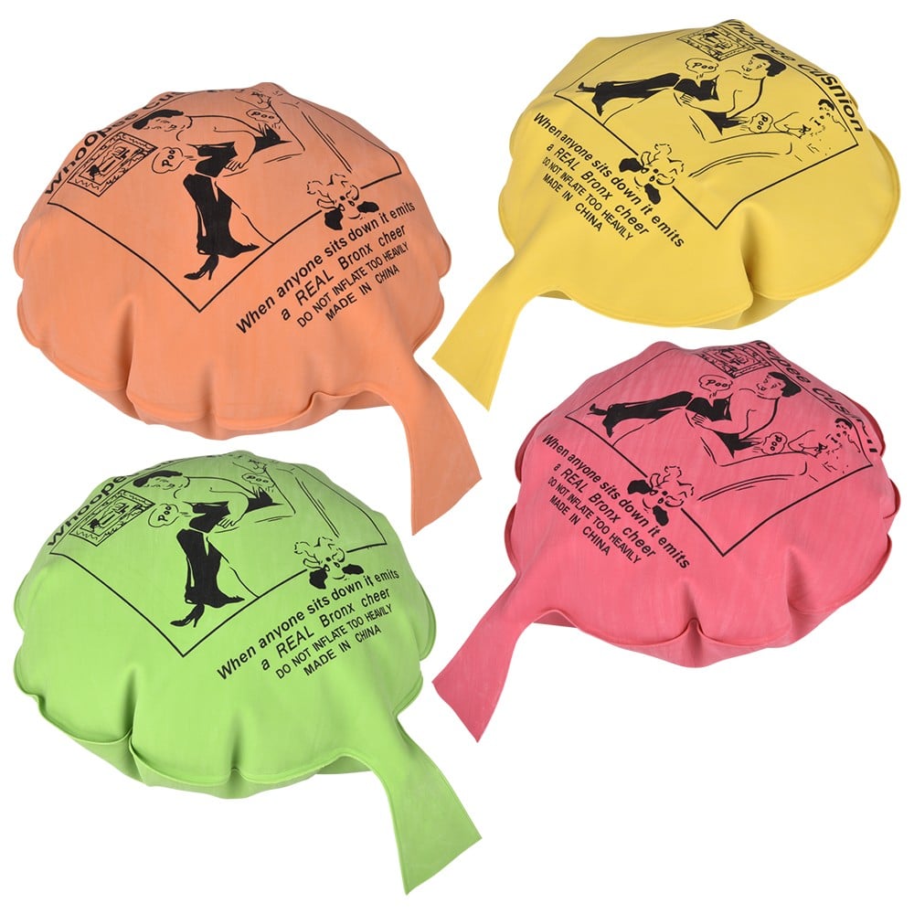 Whoopee Cushion Asst Colors 24ct 8"