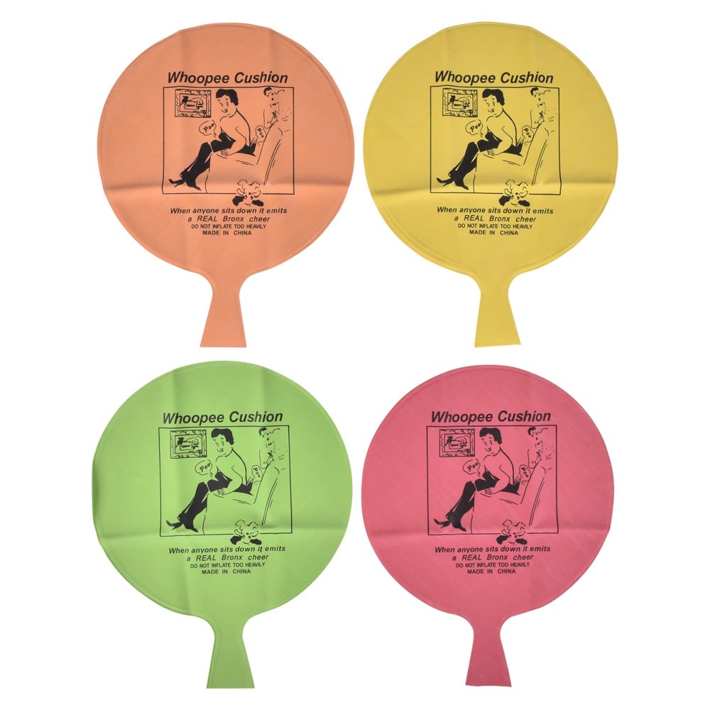 Whoopee Cushion Asst Colors 24ct 8"