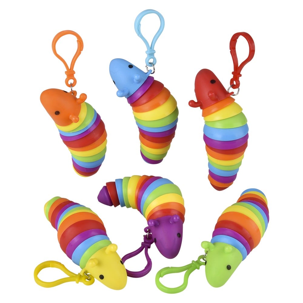 Sensory Wiggle Caterpillar Clip On 3.75" – Case of 12