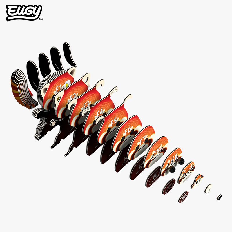 Red Panda 3D Cardboard Model Kit Eugy