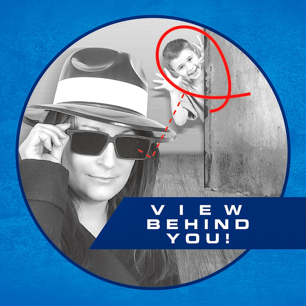 Spy Look Behind Sunglasses – Case of 12
