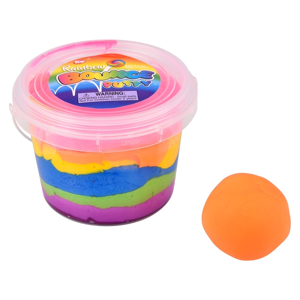 Rainbow Bouncing Putty 4"