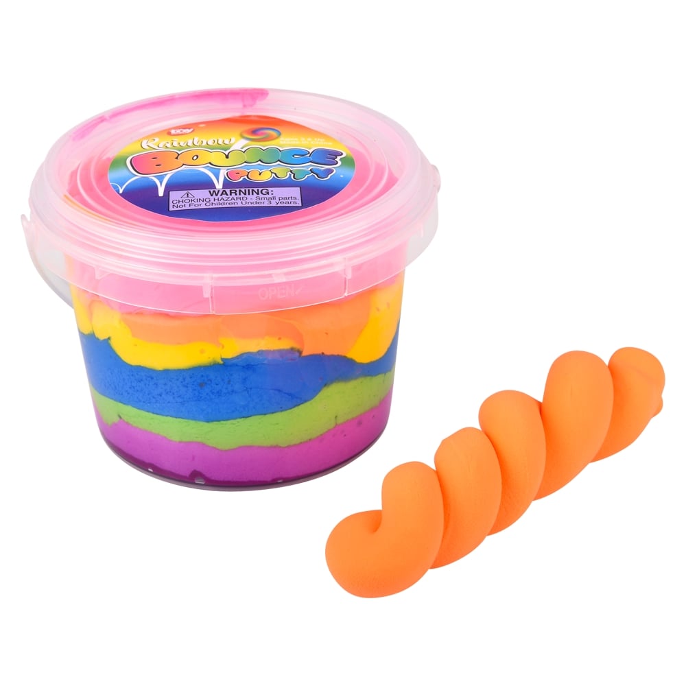 Rainbow Bouncing Putty 4"