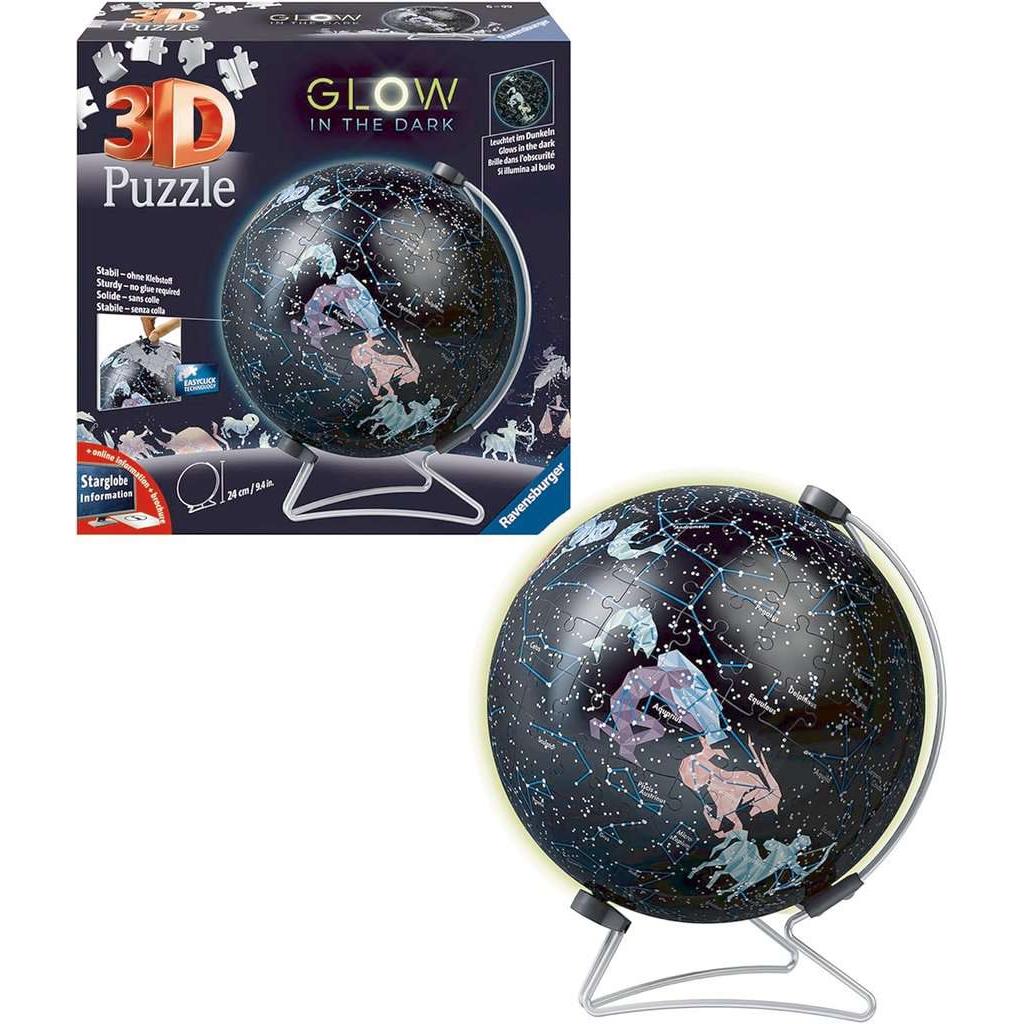 Starglobe "Glow in the Dark" 190 Piece 3D Jigsaw Puzzle Ravensburger