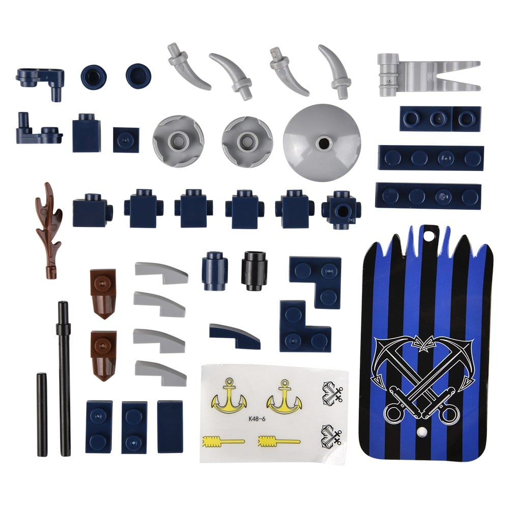 Building Block Pirate Ship 12ct 2.75" – Case of 144