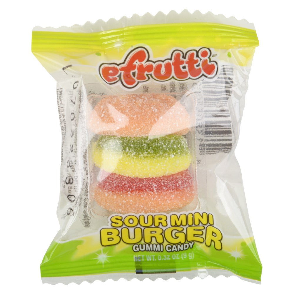 Efrutti Gummi Sour Burger 60ct
