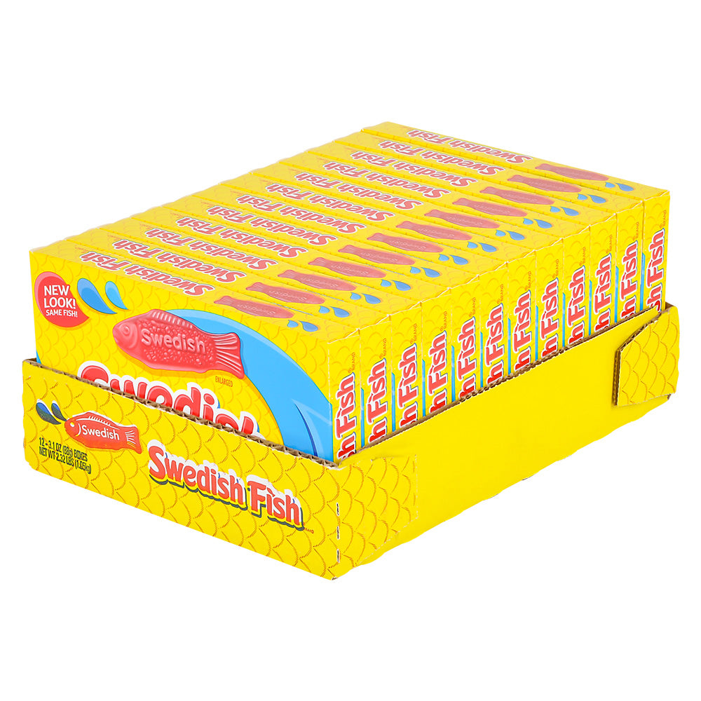 Swedish Fish Red Theater Box Candy 12pc/Case