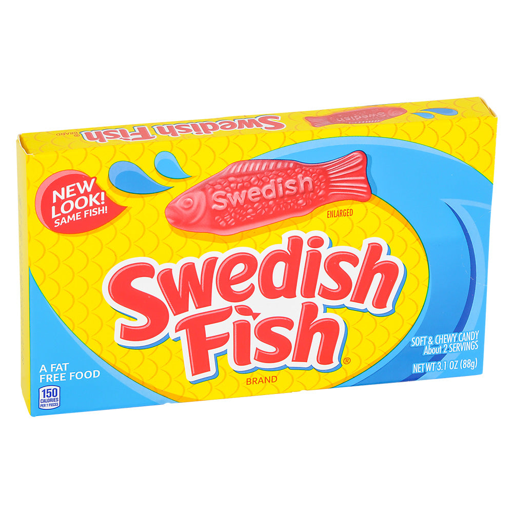 Swedish Fish Red Theater Box Candy 12pc/Case