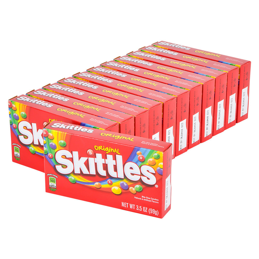 Skittles Original Theater Box Candy 12pc/Case