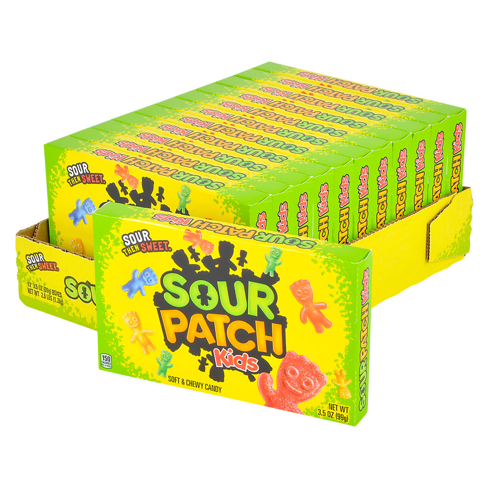 Sour Patch Kids Theater Box Candy 12pc/Case