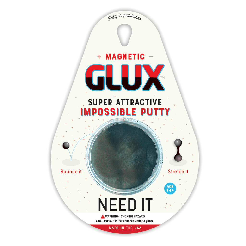 Magnetic GLUX | Attractive Magnetic Putty Bounce it - Stretch it - Need IT!