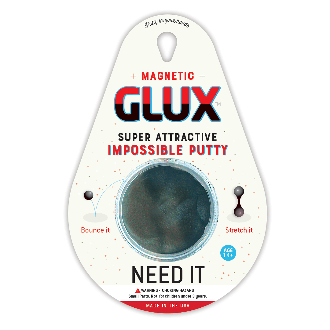 Magnetic GLUX | Attractive Magnetic Putty Bounce it - Stretch it - Need IT!