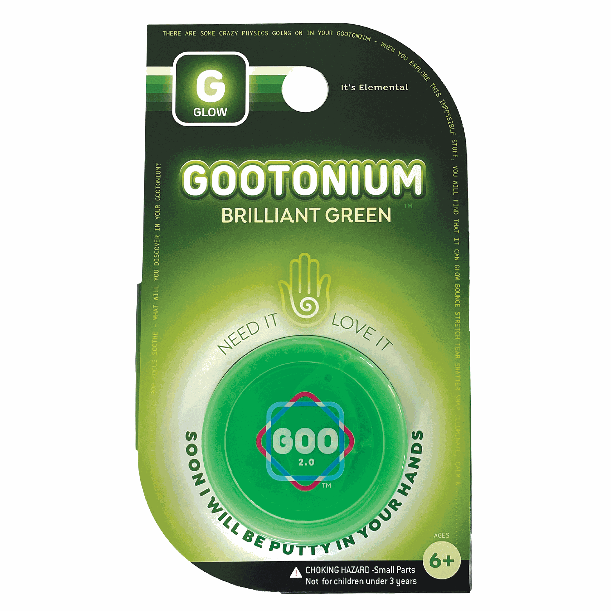 Gootonium: Glowing Green putty