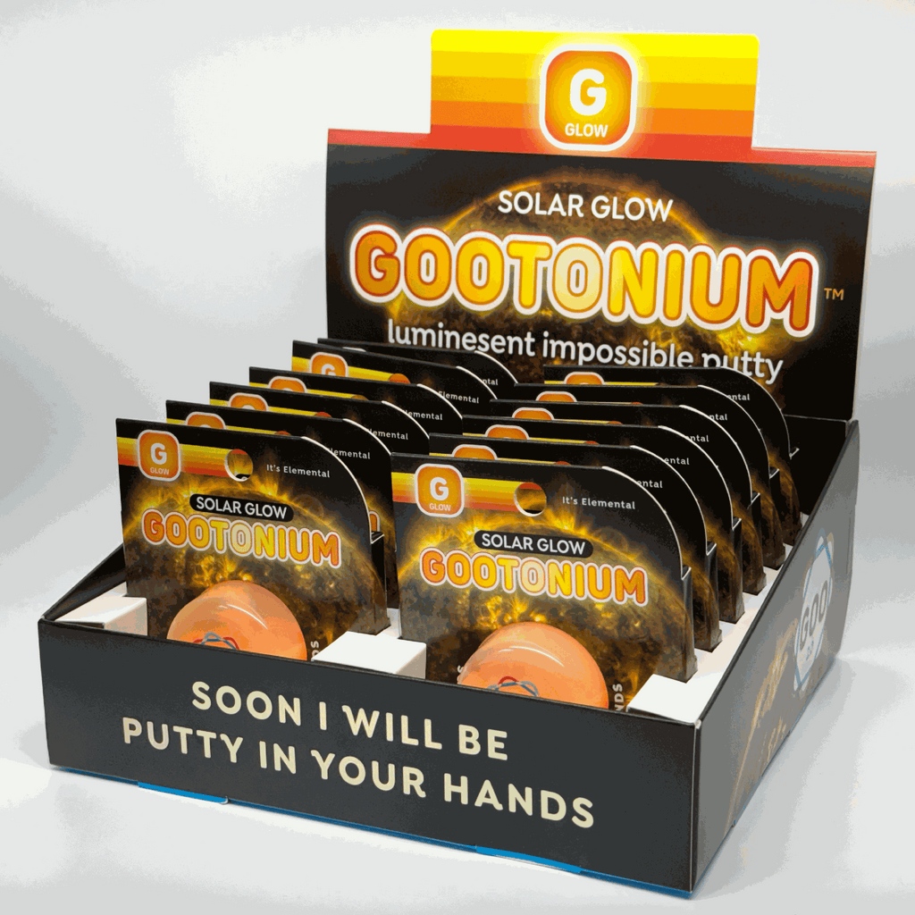 Gootonium: Glowing Orange solar putty - 20g
