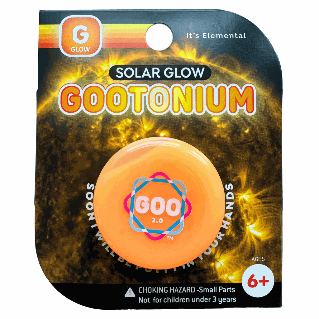 Gootonium: Glowing Orange solar putty - 20g