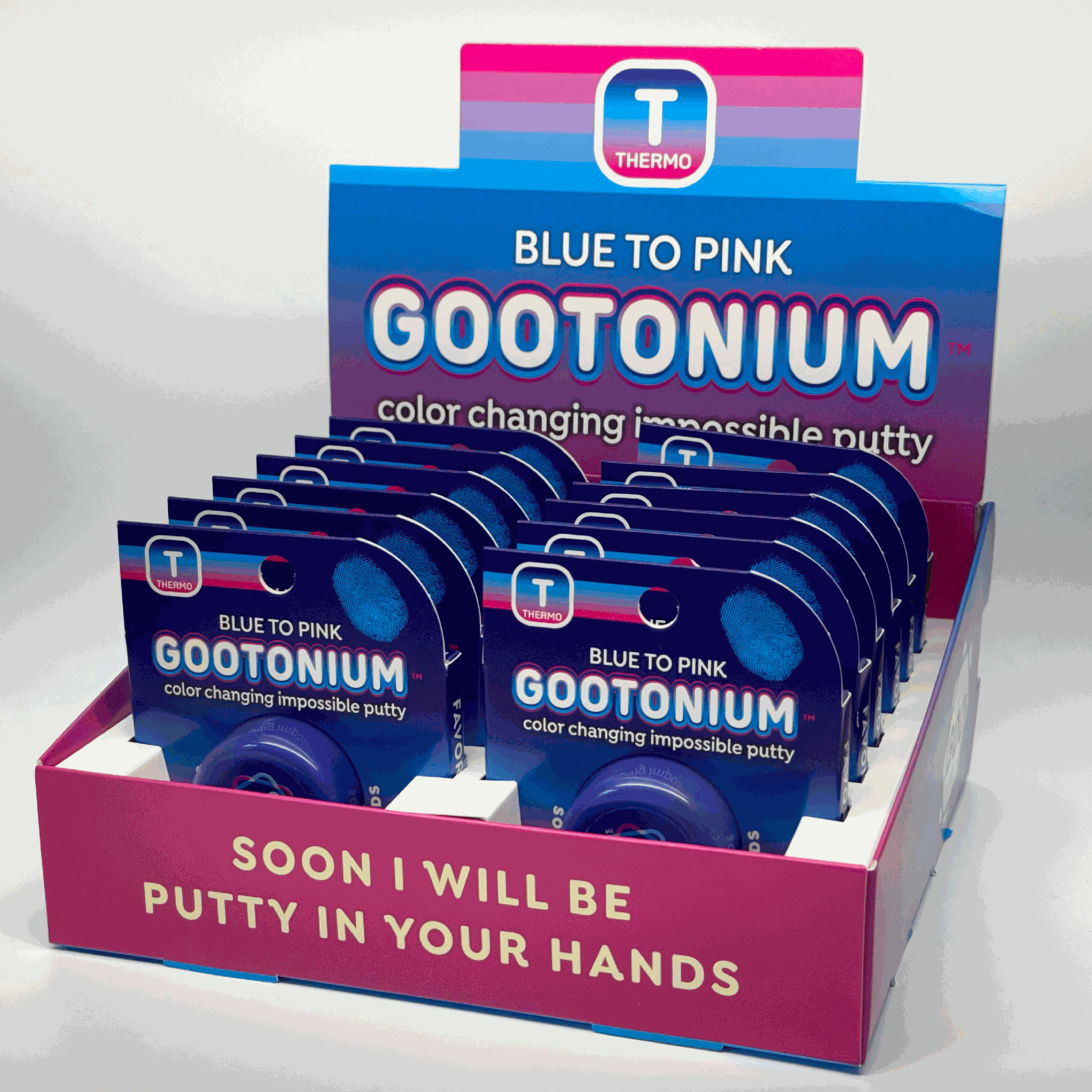 Gootonium: Thermo Blue to Pink putty - 20g