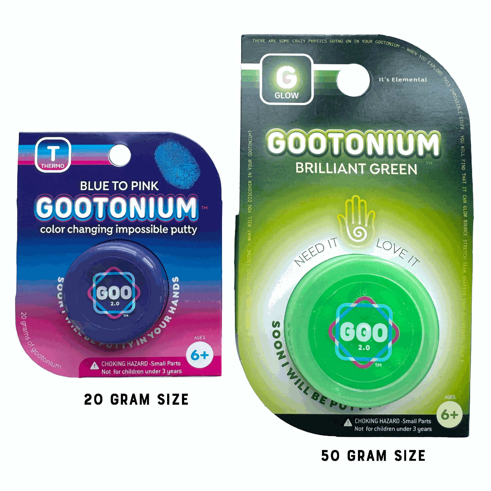 Gootonium: Thermo Blue to Pink putty - 20g