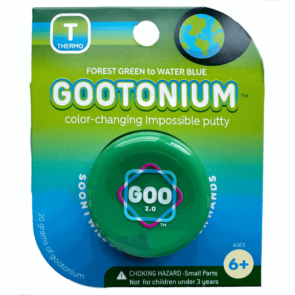 Gootonium: Thermo forest green to water blue putty - 20g