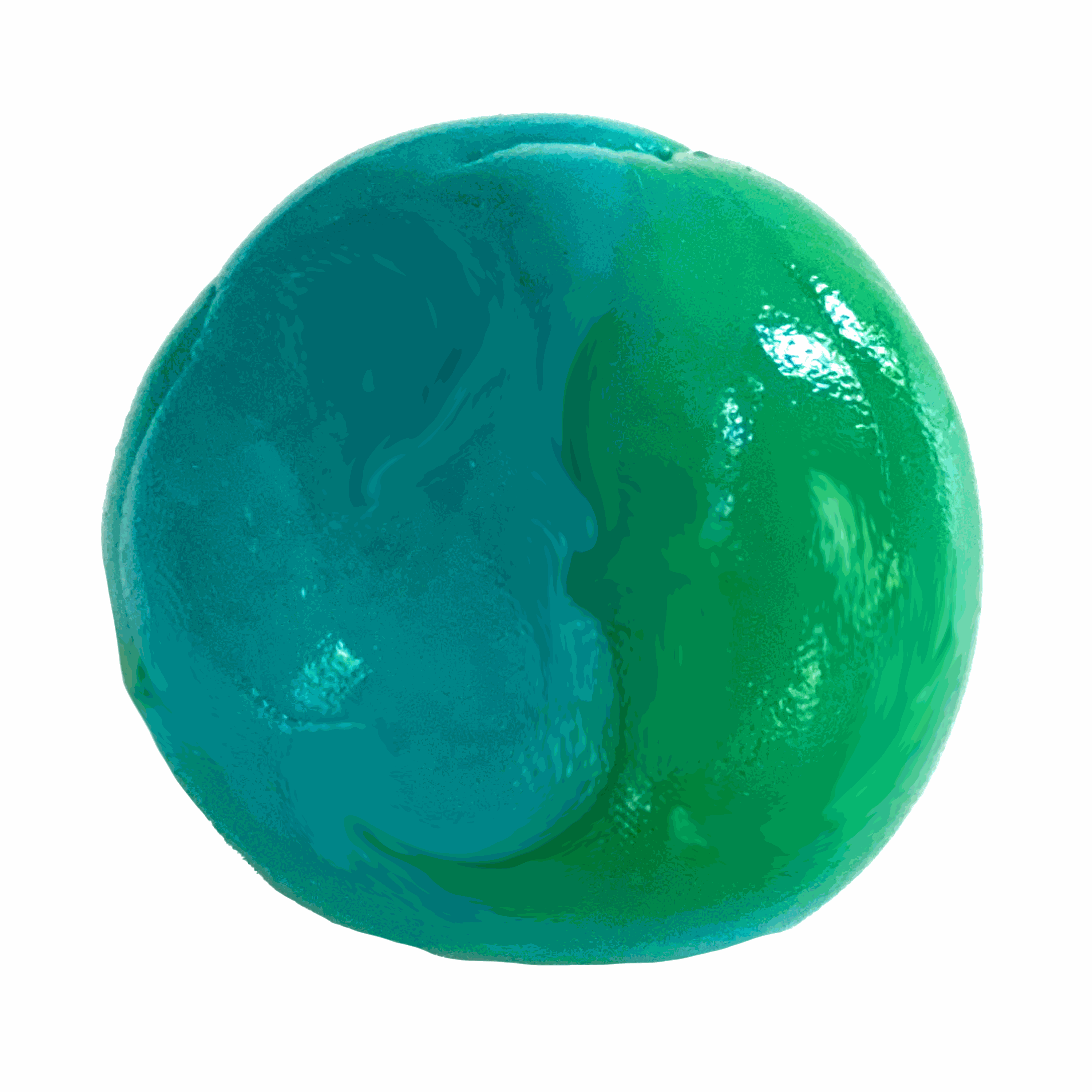 Gootonium: Thermo forest green to water blue putty - 20g