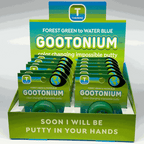 Gootonium: Thermo forest green to water blue putty - 20g