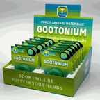 Gootonium: Thermo forest green to water blue putty - 20g